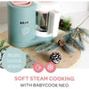 Beaba Babycook Neo 6 In 1 Baby Food Processor, Portable Baby Food Cooker, Puree Maker and Warmer - Eucalyptus