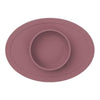 EzPz Tiny Bowl 100% Food Grade Silicone Suction Bowl Non Slip & Microwave Safe - Mauve