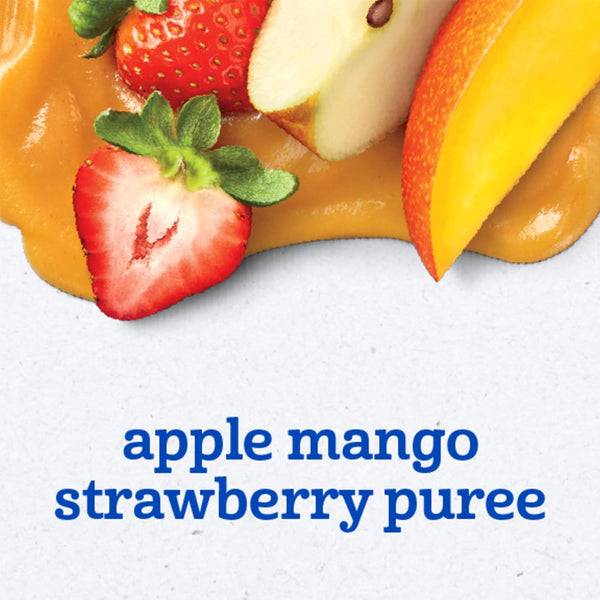 Gerber Fruit Puree - Apple Mango Strawberry