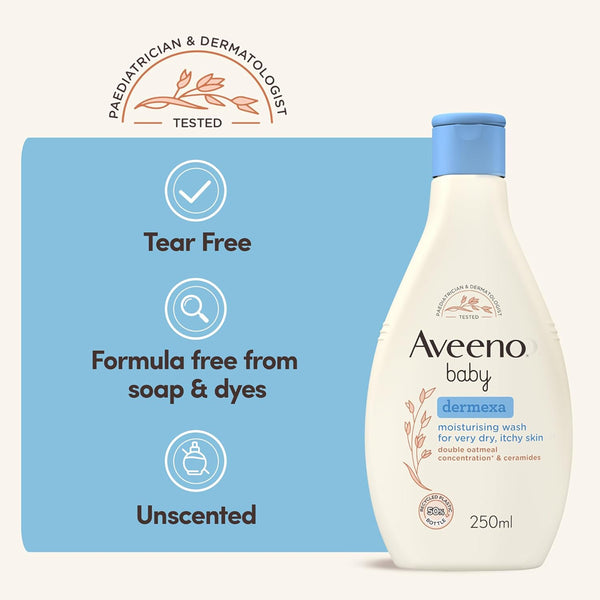 Aveeno Baby Dermexa Moisturising Wash - 250ml
