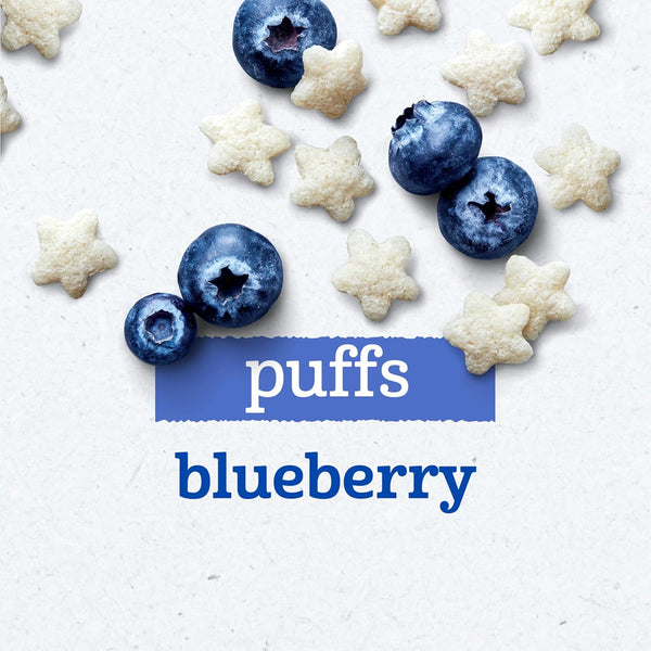 Gerber Puffs for Crawlers, 8+ months - Blueberry