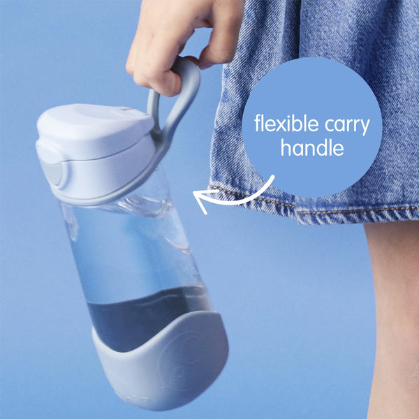 B.Box Tritan Sport Spout Drink Bottle, 450 ml - Blue