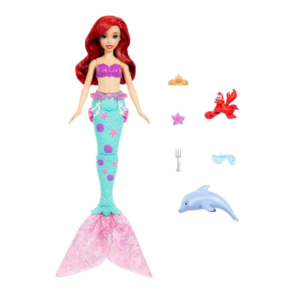 Barbie Disney Princess Ariel Doll with Animal and Accessories