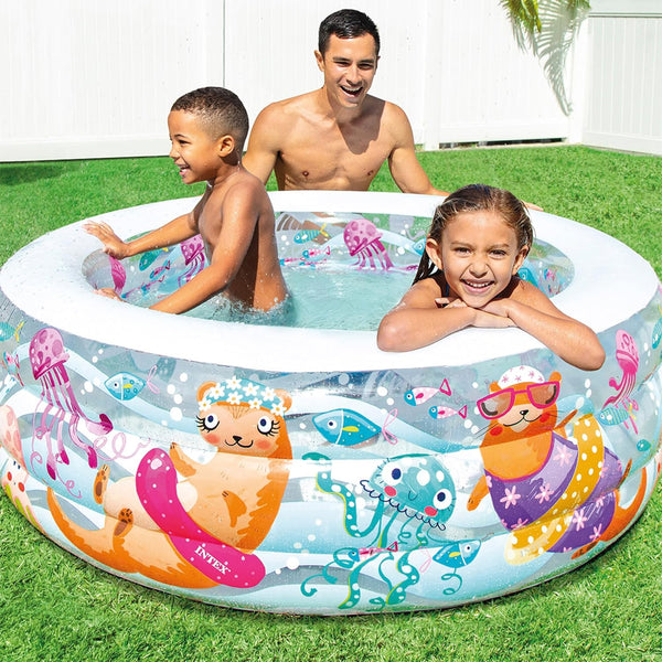 Intex Little Otter Inflatable Kiddie Aquarium Pool - Dezine Kids