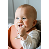 Beaba 1st Stage Silicone Spoon with Ultra Soft Tip, Gum Friendly, Ergonomic Handles, BPA Free, Set of 2 - Clay/Praline