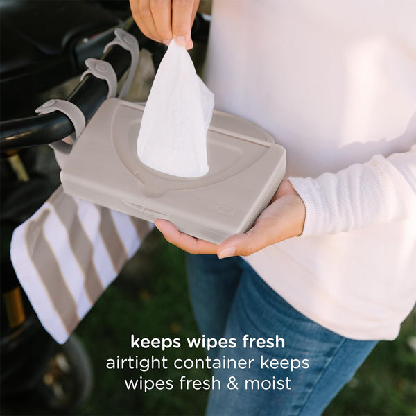Ubbi On The Go Baby Wipes Dispenser - Taupe