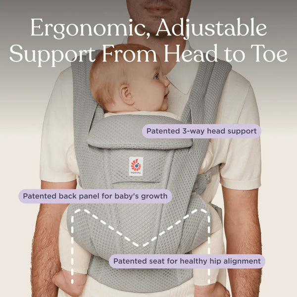 Ergobaby Omni Deluxe Baby Carrier - Serene Blue - Dezine Kids