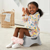 Skip Hop Easy Comfort Potty Chair With Side Handles, 18 to 36M - White & Grey