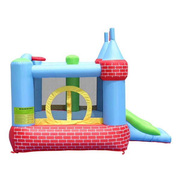 Happy Hop Castle Bouncer With Farmyard Ballpit