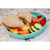 Melii 3 Piece Meal Set Food Grade Silicone Microwave & Dishwasher Safe - Lime, Mint & Blue
