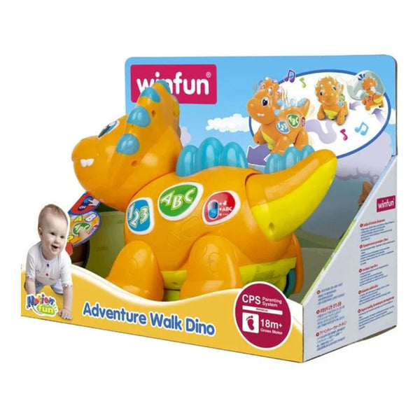 Winfun Adventure Walk Dino Bump & Go Walking Dinosaur Toy
