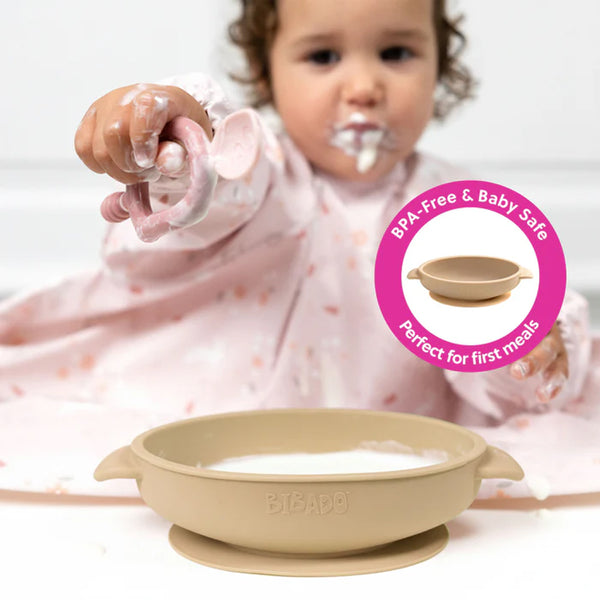 Bibado Silicone Suction Bowl - Fawn