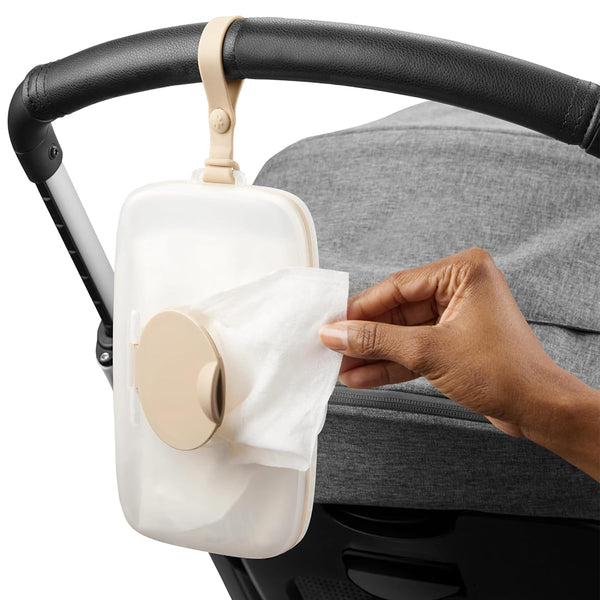 Skip Hop Grab & Go Snug Seal Wipes Case - Oat