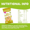 Kiddylicious Pear Soft Biscotti Snack for Babies 7M+, Encourages Self-Feeding, 6 Twin Packs - 120g - Dezine Kids