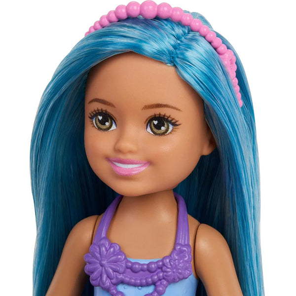 Barbie Chelsea Mermaid Small Doll with Blue Hair & Removable Hair Accessory