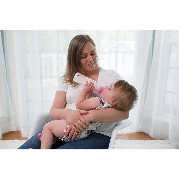 Dr.Browns Natural Flow Anti Colic Options+ Narrow Baby Bottle 8 oz/250 ml - Pink - Dezine Kids