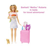 Barbie Doll And Accessories, 'Malibu' Travel Set With Puppy And 10+ Pieces Including Working Suitcase