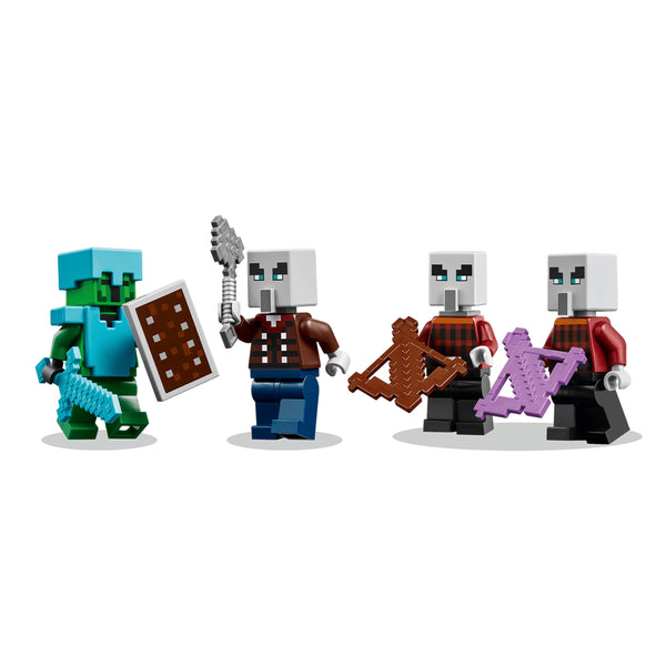 Lego Minecraft The Illager Desert Patrol Gaming Kit for Kids