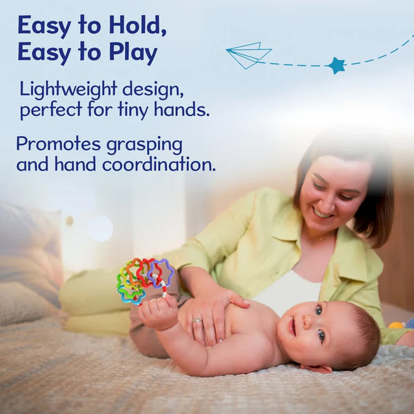 Chicco Easy Grasp Rattle Toy for Infants - Ring