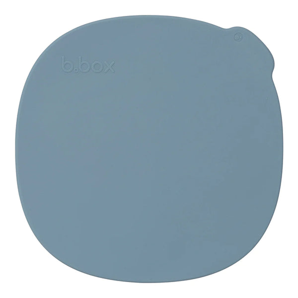 B.Box Silicone Plate Plus Lid With Suction Base - Ocean Blue