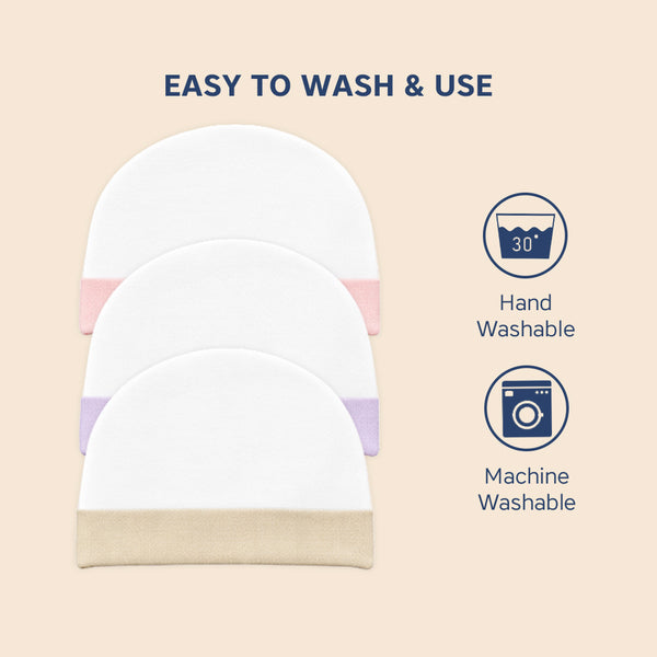 Hopop Soft & Comfortable Cotton Baby Caps - Dezine Kids