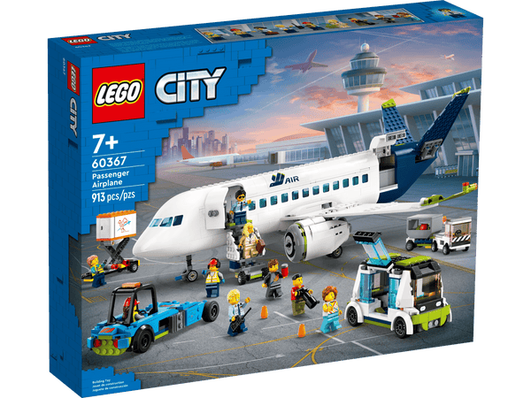 Lego City Passenger Airplane Building Toy Set