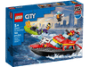 Lego City Fire Rescue Boat - Dezine Kids