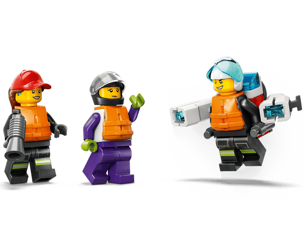 Lego City Fire Rescue Boat - Dezine Kids