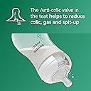 Philips Avent Natural Response Glass Baby Bottle with Slow Flow Teat (Flow 2) - 125 ml
