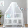 Hopop Baby Crib Mosquito Net, Nursery Hanging Mesh Net - White - Dezine Kids