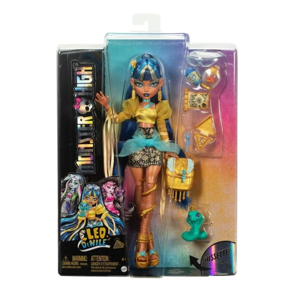 Monster High Cleo De Nile Fashion Doll with Pet Hissette And Accessories