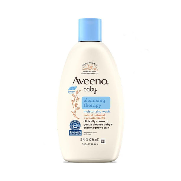 Aveeno Baby Cleansing Therapy Moisturising Wash for Sensitive Skin - 236ml - Dezine Kids