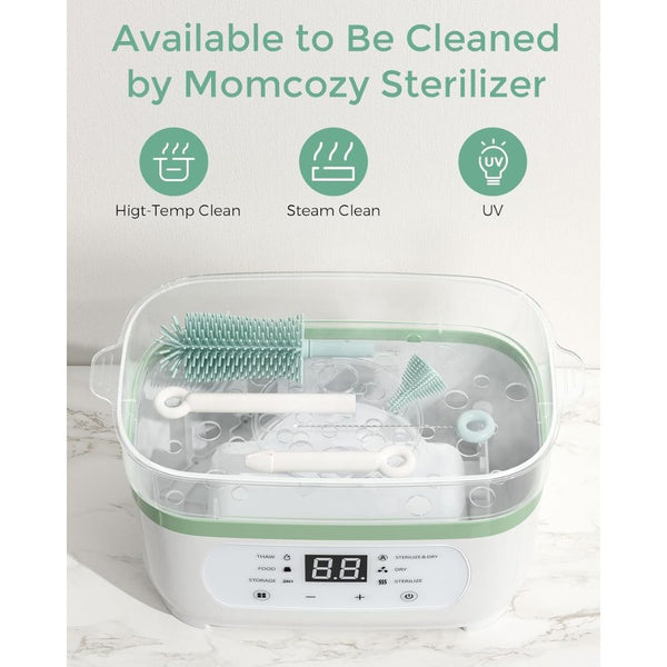 Momcozy 7 in 1 Travel Bottle Brush Set - Dezine Kids