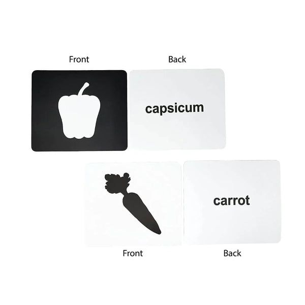 Brainsmith Vegetables Newborn Cards - Dezine Kids