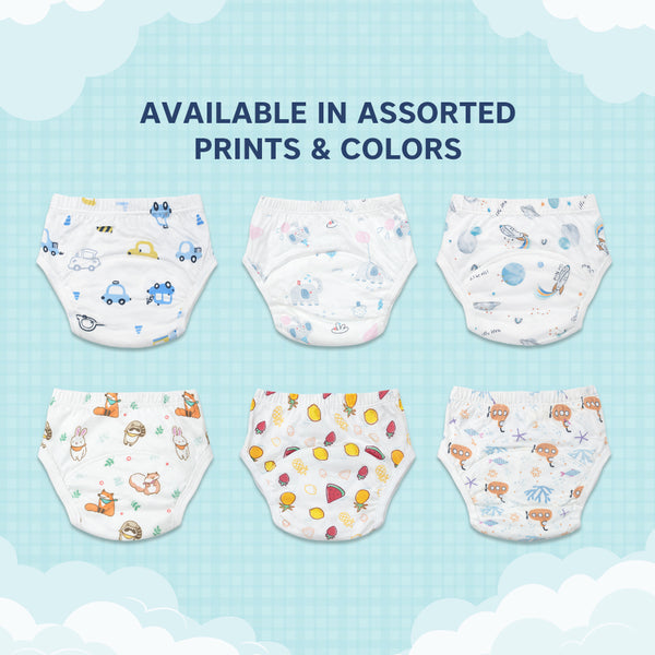 Hopop Padded Potty Training Underwear Pants for Babies & Toddlers - Assorted - Dezine Kids