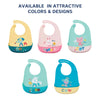 Hopop Easy Clean Crumb Food Catcher Silicone Bib - Dezine Kids