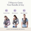 Ergobaby Embrace Knit Newborn Carrier - Blush Pink