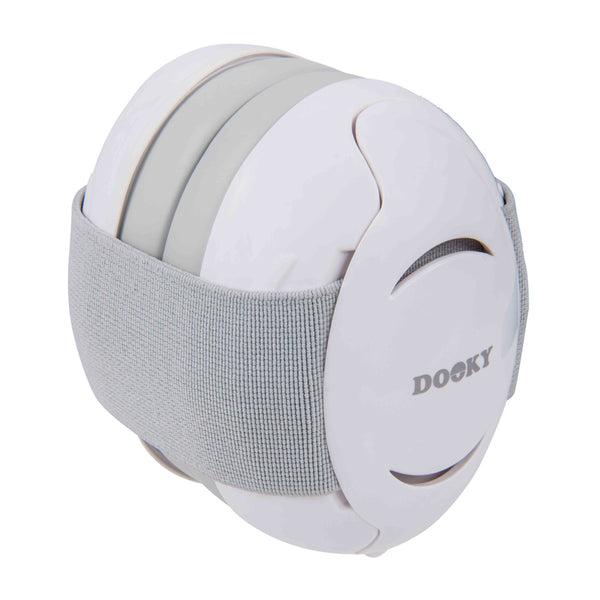 Dooky Baby Ear Protection for 0 to 3 Years - White