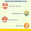 Chicco Play Set Rattle Toy Gift For Baby Shower & Baby Birthday - Pack of 4