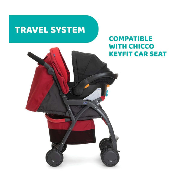 Simplicity Plus Stroller - Scarlet Red - Dezine Kids