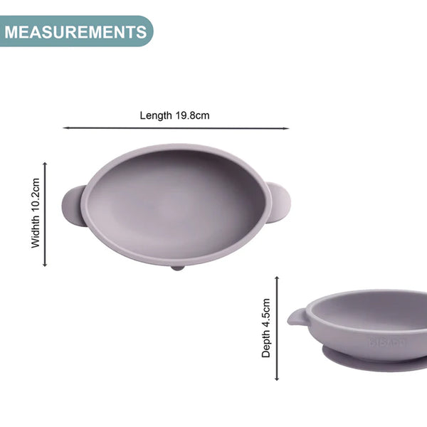 Bibado Silicone Suction Bowl - Mist