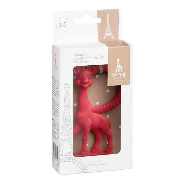 Sophie La Girafe Vanilla Teething Ring - Red