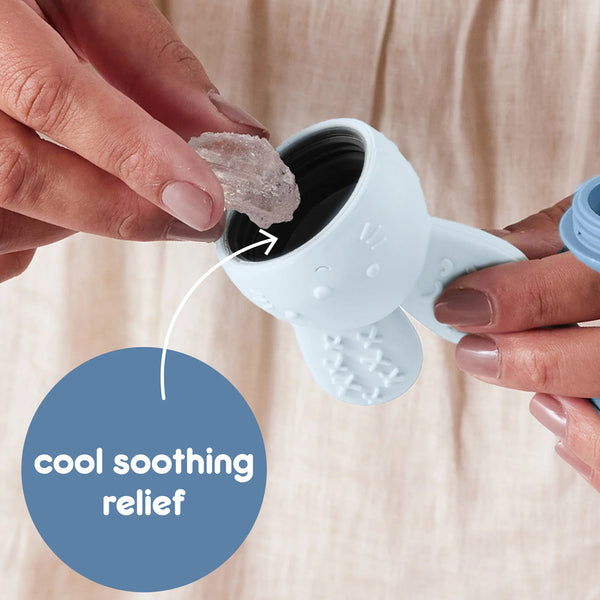 B.Box Chill Plus Fill Bunny Teether - Lullaby Blue