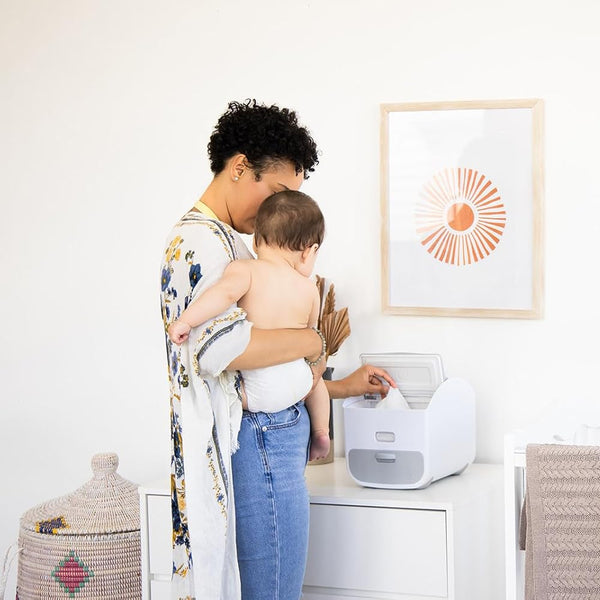 Ubbi Diaper Storage Caddy and Changing Mat - Grey