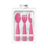 EzPz Happy Utensils for Toddlers(Spoon, Fork & Knife) - Pink
