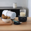 Beaba Baby 3 in 1 Bottle Warmer, Ultra Fast, Reheats Milk, Baby Food, Compact Design - Night Blue - Dezine Kids