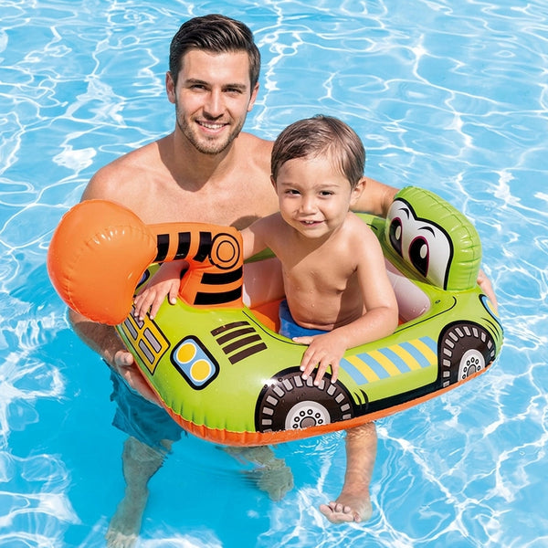 Intex Kiddie Inflatable Swim Water Float Ring Cruiser - Plane - Dezine Kids