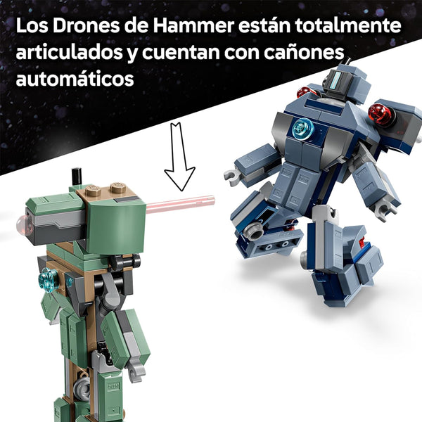 Lego Marvel Iron Man & War Machine vs. Hammer Drones