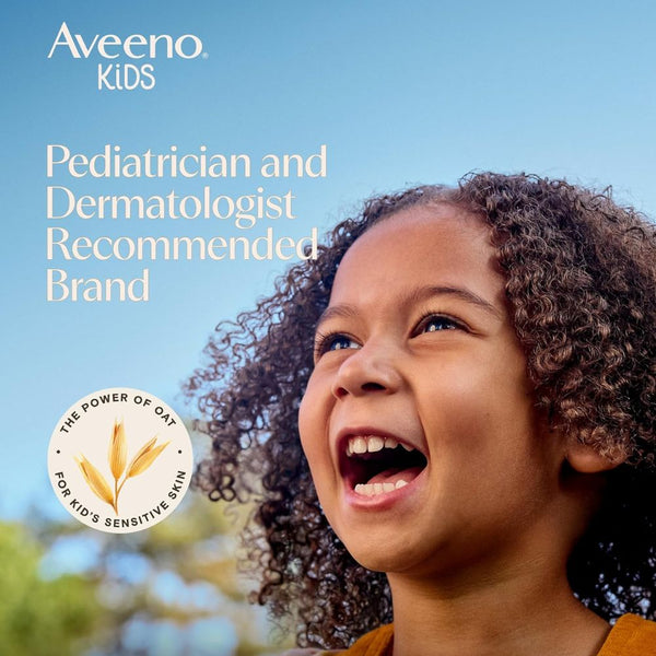 Aveeno Kids Sensitive Skin Face & Body Wash with Oat Extract - 532ml - Dezine Kids