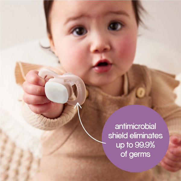 B.Box Glow Silicone Pacifiers Pack Of 2 (6-18M) - Sky & Sage